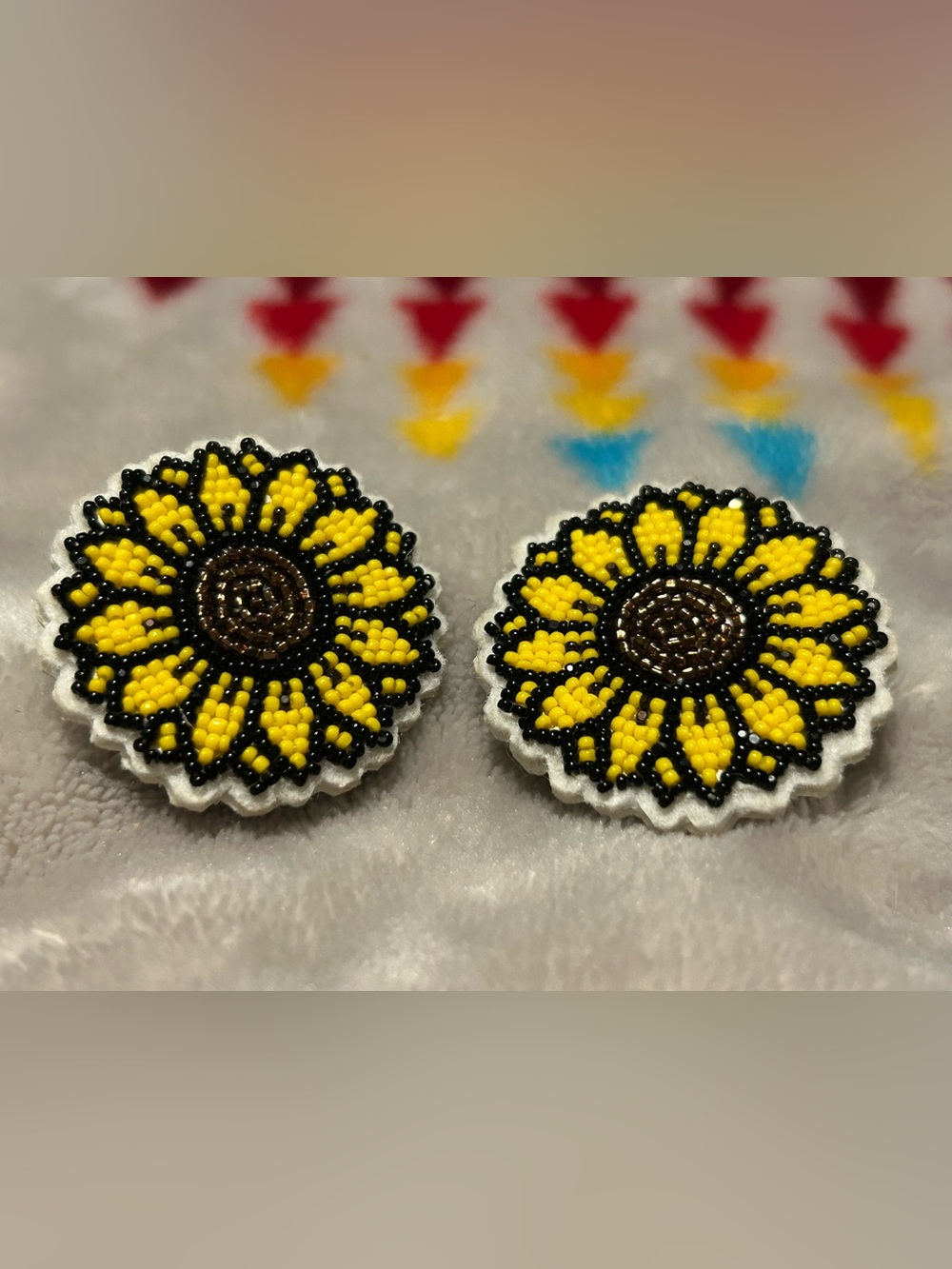 Indigenous Beaded Earrings from Arizona